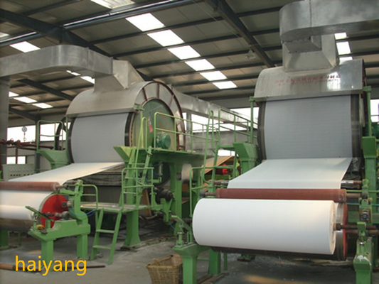 Chaîne de production de papier de soie de soie de serviette de 23 GM/M pulpe en bambou 300m/Min de petit pain enorme