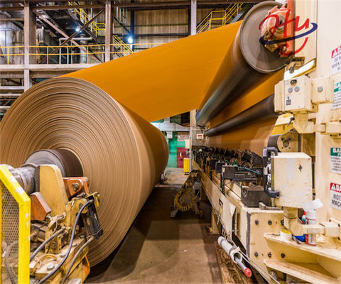 chaîne de production de fabrication de machines de papier d'emballage de carton de 1092mm 10T/D Brown